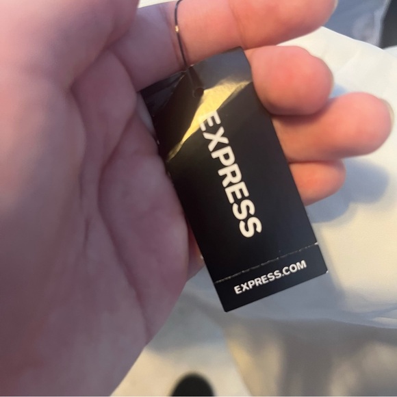 NEW Express Mens XS Jacket Beige Full Zip Stretch Cotton Twill Golf Windbreaker - Picture 12 of 12